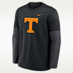 Tennessee Sideline Coach Men's Nike Therma-FIT College Long-Sleeve T-Shirt
