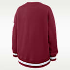 Sudadera de cuello redondo sin cierre oversized universitaria Nike Oklahoma Legacy Phoenix para mujer
