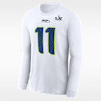Jaxon Smith-Njigba Seattle Seahawks Super Bowl LX Men's Nike NFL Long-Sleeve T-Shirt