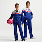 Fato de treino de futebol com capuz Nike Dri-FIT do terceiro equipamento Chelsea FC Júnior