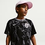 Playera de fútbol Nike para niños talla grande England