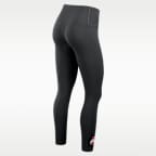 Ohio State Zenvy Women's Nike Dri-FIT College High Rise 7/8 Leggings