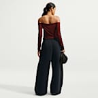 Nike Article Fleece Women's Oversized Mid-Rise Wide-Leg Trousers