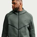 Chamarra Windrunner de tejido Fleece de cierre completo para hombre Nike Tech