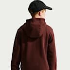 Sudadera con gorro sin cierre para niños talla grande Nike Sportswear Club Fleece