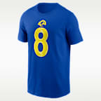 Playera Nike de la NFL para hombre Jared Verse Los Angeles Rams