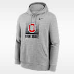 Sudadera con gorro sin cierre universitaria Nike para hombre Ohio State Primetime