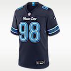 Jeffery Simmons Tennessee Titans Rivalries Collection Men's Nike NFL Game Jersey