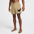 Shorts de playa o alberca con forro completo de 18 cm para hombre Nike Swim