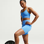 Shorts de ciclismo Dri-FIT de tiro alto de 13 cm para mujer Nike Pro Seamless