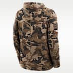 Sudadera con gorro de manga larga universitaria Nike Dri-FIT para hombre Texas 2026 Military Appreciation