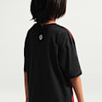 Playera de manga corta para niños talla grande Portland Trail Blazers Nike Edge 26