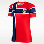 Jersey de fútbol Nike Dri-FIT Replica de Noruega local 2026 Stadium para mujer