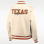 Texas Legacy Men's Nike College Full-Snap Bomber Jacket