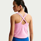 Nike One Fitted Dri-FIT-tanktop til større børn (piger)