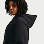 Nike Studio Fleece Medium Weight Women's Full-Zip Hoodie (Plus Size)