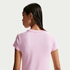 나이키 스포츠웨어 칠 니트 여성 슬림 모드 크롭 티셔츠