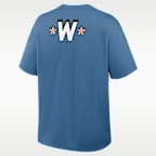 Playera Nike de la MLB para hombre Washington Nationals City Connect 2-Hit Max90 Pocket