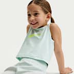 Conjunto de camiseta de tirantes y shorts para Dri-FIT para niños talla pequeña Nike Bold Play