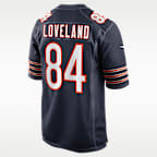 Colston Loveland Chicago Bears 2025 NFL Draft First Round Pick Men's Nike NFL Game Jersey