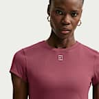 Playera de tenis de manga corta Dri-FIT para mujer NikeCourt Advantage