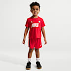 Conjunto de jersey y shorts Dri-FIT infantil Nike Sportswear Goal Mode