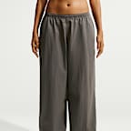 NikeSKIMS Crunchy Nylon damesbroek met wijde pijpen