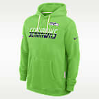 Seattle Seahawks Sideline Standard Issue Men's Nike Dri-FIT NFL Pullover Hoodie