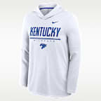 Kentucky Sideline Men's Nike Dri-FIT College Long-Sleeve Hooded Top