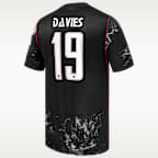 Jersey de fútbol Nike Dri-FIT para hombre Alphonso Davies Canada Soccer 2026 Stadium visitante