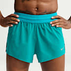 Shorts de correr Dri-FIT de tiro medio de 7 cm con forro de ropa interior para mujer Nike Swift