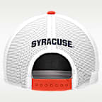 Gorra de rejilla universitaria ajustable Nike para hombre Syracuse Sideline Rope