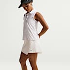 Nike Victory ärmelloses Golf-Poloshirt mit Print und Dri-FIT-Technologie (Damen)