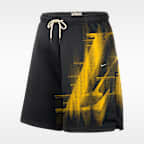 Shorts de básquetbol de tejido Fleece para hombre Nike Los Angeles Lakers Standard Issue