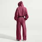 Nike Studio Fleece Medium Weight Women's Loose Pleated Snap Pants