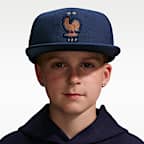 Gorra de futbol Nike para niños talla grande FFF Pro
