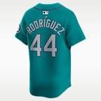 Jersey Nike Dri-FIT ADV de la MLB Limited para hombre Julio Rodríguez Seattle Mariners