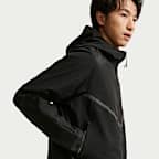 나이키 테크 남성 쇼리 니트 풀집 윈드러너 재킷
