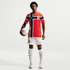Norway 2026 Stadium Nike Dri-FIT Replica-fotballshorts til herre (hjemmedrakt)