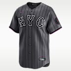 Jersey Nike Dri-FIT ADV de la MLB Limited para hombre Pete Alonso New York Mets City Connect