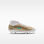 Korki piłkarskie z wysoką cholewką na różne typy nawierzchni dla małych dzieci Nike Jr. Mercurial Superfly 11 Club „Kylian Mbappé”
