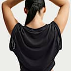 Canotta corta con incrocio sul davanti NikeSKIMS Performance Cotton Blend – Donna