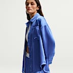 Nike Sportswear Women's Oversized Satin Long-Sleeve Top