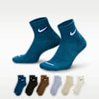 Calcetines al tobillo de entrenamiento Nike Everyday Plus Cushioned (6 pares)