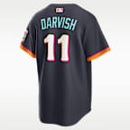 Yu Darvish San Diego Padres City Connect Men's Nike MLB Stadium Jersey