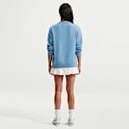 Sudadera de cuello redondo para mujer Nike Studio Fleece Lightweight "French Terry"
