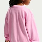 Nike Sportswear Little Kids' Studio Fleece Oversized Crew