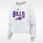 Buffalo Bills Primetime Women's Nike Cropped Long-Sleeve T-Shirt