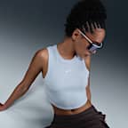 Nike Sportswear Chill Knit Women's Tight Cropped Mini-Rib Tank Top