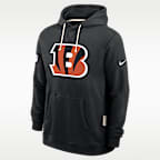 Cincinnati Bengals Initial Home Sideline Men's Nike Dri-FIT NFL Pullover Hoodie